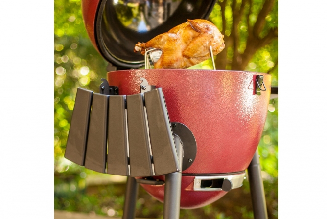 Char-Griller AKORN Kamado 16620 Review Folding Side Shelf Char-Griller AKORN Kamado 16620 Review Folding Side Shelf